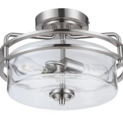 Wholesale 🧨 Patriot Lighting® Joska Brushed Nickel 2-Light Semi-Flush Mount Ceiling Light 🔔 13 Wholesale 🧨 Patriot Lighting® Joska Brushed Nickel 2-Light Semi-Flush Mount Ceiling Light 🔔 -Patriot Lighting Sales 20710 B