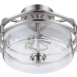 Wholesale 🧨 Patriot Lighting® Joska Brushed Nickel 2-Light Semi-Flush Mount Ceiling Light 🔔 14 Wholesale 🧨 Patriot Lighting® Joska Brushed Nickel 2-Light Semi-Flush Mount Ceiling Light 🔔 -Patriot Lighting Sales 20710 C