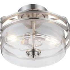 Wholesale 🧨 Patriot Lighting® Joska Brushed Nickel 2-Light Semi-Flush Mount Ceiling Light 🔔 17 Wholesale 🧨 Patriot Lighting® Joska Brushed Nickel 2-Light Semi-Flush Mount Ceiling Light 🔔 -Patriot Lighting Sales 20710 D