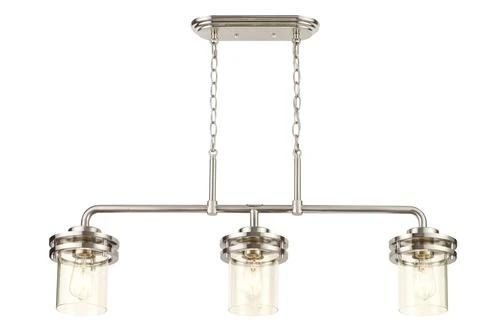Top 10 🎁 Patriot Lighting® Joska Brushed Nickel 3 Light Island Light ⭐ 8 Top 10 🎁 Patriot Lighting® Joska Brushed Nickel 3 Light Island Light ⭐ - Image 6
