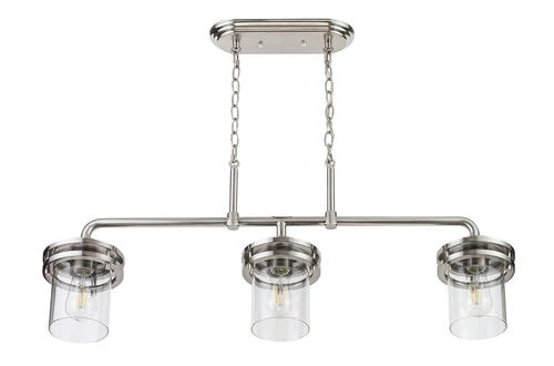 Top 10 🎁 Patriot Lighting® Joska Brushed Nickel 3 Light Island Light ⭐ 6 Top 10 🎁 Patriot Lighting® Joska Brushed Nickel 3 Light Island Light ⭐ - Image 4