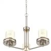 Best deal ⌛ Patriot Lighting® Joska 3-Light Brushed Nickel Chandelier 🛒