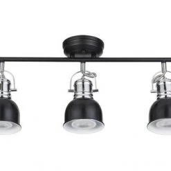 Discount 🌟 Patriot Lighting® Kaisa Matte Black & White LED Track Light 😀 -Patriot Lighting Sales 20721 A