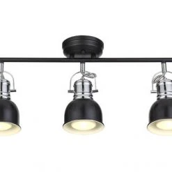 Discount 🌟 Patriot Lighting® Kaisa Matte Black & White LED Track Light 😀 -Patriot Lighting Sales 20721 B