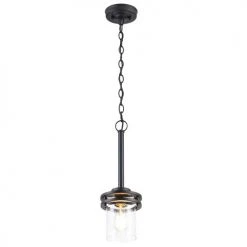 Coupon 💯 Patriot Lighting® Joska Matte Black 1-Light Mini Pendant 🥰 -Patriot Lighting Sales 20733 3518636MASTER2