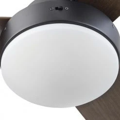 Best Sale 💯 Patriot Lighting® Joselynn 42" Bronze Indoor LED Ceiling Fan 🤩 -Patriot Lighting Sales 20763 3550092 Lightkit Closeup