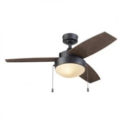 Best Sale 💯 Patriot Lighting® Joselynn 42" Bronze Indoor LED Ceiling Fan 🤩 -Patriot Lighting Sales 20763 3550092 Persp3 LightOn A