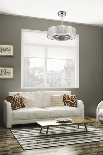 Deals ⭐ Patriot Lighting™ Hightowne II 24" Chrome LED Fandelier ⭐ 5 Deals ⭐ Patriot Lighting™ Hightowne II 24" Chrome LED Fandelier ⭐ - Image 3