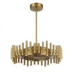Best Pirce ⌛ Patriot Lighting™ Venise 30" Brushed Gold Fandelier ✔️