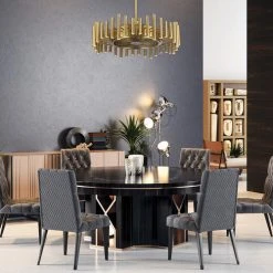 Best Pirce ⌛ Patriot Lighting™ Venise 30" Brushed Gold Fandelier ✔️ -Patriot Lighting Sales 31046 015 LWL