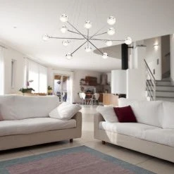 New ✨ Patriot Lighting® Lazio Chrome Integrated LED Chandelier ⌛ -Patriot Lighting Sales 31864 015 L1