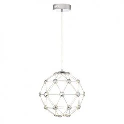 Flash Sale ✨ Patriot Lighting® Siena Chrome Integrated LED Pendant 🎉