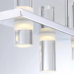 Cheap 🧨 Patriot Lighting® Netto Chrome Integrated LED Island Light ⌛ -Patriot Lighting Sales 33723 0132