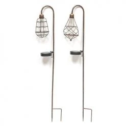 Buy 🤩 Patriot Lighting® Solar Integrated LED Vintage Cage Landscape Light - Assorted 👏