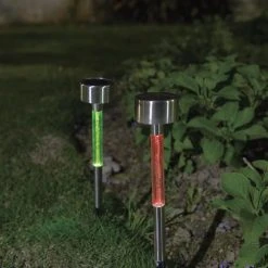 Hot Sale 🧨 Patriot Lighting® Solar Integrated LED Foley Stainless Steel Landscape Light 😍 -Patriot Lighting Sales 3430547 1scene