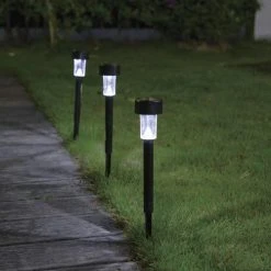 Coupon 💯 Patriot Lighting® Solar Integrated LED Frisco Mini Black Landscape Light 🌟 -Patriot Lighting Sales 3430555scene