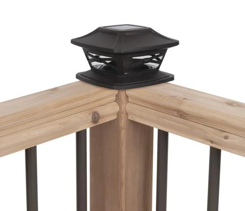 Best Sale ⭐ Patriot Lighting® Solar Integrated LED Crosby Bronze Post Cap Landscape Light ❤️ 4 Best Sale ⭐ Patriot Lighting® Solar Integrated LED Crosby Bronze Post Cap Landscape Light ❤️ - Image 2