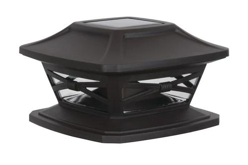 Best Sale ⭐ Patriot Lighting® Solar Integrated LED Crosby Bronze Post Cap Landscape Light ❤️ 3 Best Sale ⭐ Patriot Lighting® Solar Integrated LED Crosby Bronze Post Cap Landscape Light ❤️