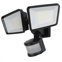 Flash Sale 😀 Patriot Lighting® LED Solar Dual Head Motion Sensor Outdoor Security Flood Light ✨