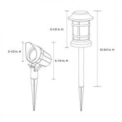 Brand new ❤️ Patriot Lighting® Loretto Low Voltage LED Landscape Light Set - 8 Pack 😀 -Patriot Lighting Sales 3434151 Alt11