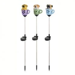 Best Sale 😉 Patriot Lighting® Solar Integrated LED Teacup Pup Landscape Light - Assorted ⌛