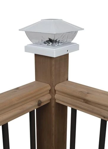 Promo ✔️ Patriot Lighting® Solar Integrated LED Lakota White Post Cap Landscape Light - 2-Pack 🤩 4 Promo ✔️ Patriot Lighting® Solar Integrated LED Lakota White Post Cap Landscape Light - 2-Pack 🤩 - Image 2