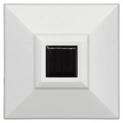 Best Sale 🛒 Patriot Lighting® Solar LED Lucy White Post Cap Landscape Light 2-Pack ❤️ -Patriot Lighting Sales 3434528 TopView