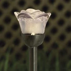 Flash Sale 🎁 Patriot Lighting® Solar Integrated LED Rose Landscape Light 😍 -Patriot Lighting Sales 3436103 SC W