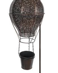 Outlet 🔔 Patriot Lighting® Solar Integrated LED Antique Bronze Hot Air Balloon Landscape Light ✔️