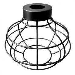 New 🌟 Patriot Lighting® Black Industrial Cage Replacement Shade With 2-1/4" Fitter ✔️