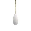New 🥰 Patriot Lighting® White Teardrop Pull Chain ✨ -Patriot Lighting Sales 345 8565 turnofthecentury pullchainsdownrods