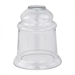 New ❤️ Patriot Lighting® Clear Bell Replacement Glass With 2-1/4" Fitter 🥰