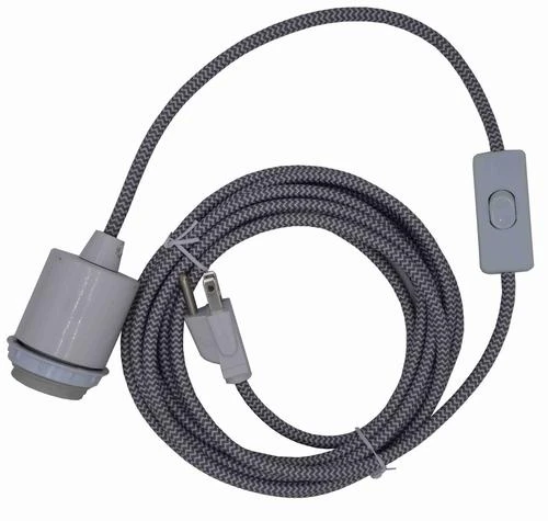 Cheapest 🌟 Patriot Lighting 15-1/2' Hanging Gray Textile Pendant Light Cord Kit ❤️ 3 Cheapest 🌟 Patriot Lighting 15-1/2' Hanging Gray Textile Pendant Light Cord Kit ❤️