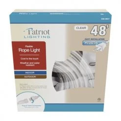 Best Pirce 🤩 Patriot Lighting® 48' Plug-in Clear Incandescent Rope Light 🤩 -Patriot Lighting Sales 346 0947 48ftRopeLight Box