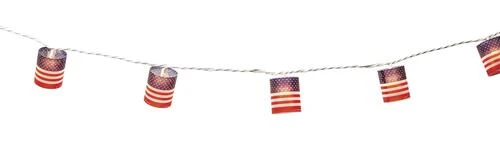Budget 😀 Patriot Lighting® 8' 8" 10-Light Patriotic Flag String Light ❤️ 3 Budget 😀 Patriot Lighting® 8' 8" 10-Light Patriotic Flag String Light ❤️