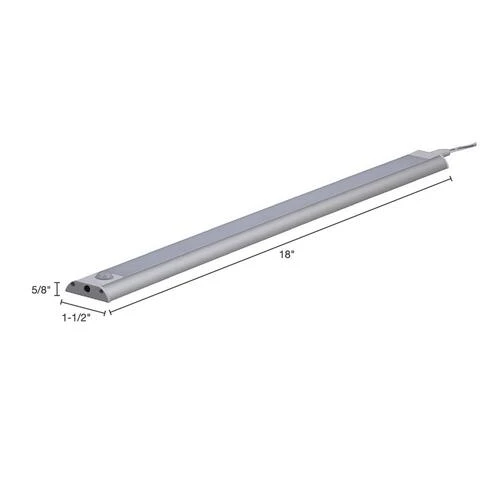 Cheapest 🥰 Patriot Lighting® 18'' LED Silver Plug-in Under Cabinet Strip Light 🔔 7 Cheapest 🥰 Patriot Lighting® 18'' LED Silver Plug-in Under Cabinet Strip Light 🔔 - Image 5