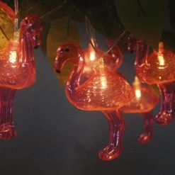 Best Pirce 😀 Patriot Lighting® 12' 5-1/2" 10-Light Flamingo Solar-Powered LED String Light ✨ 7 Best Pirce 😀 Patriot Lighting® 12' 5-1/2" 10-Light Flamingo Solar-Powered LED String Light ✨ -Patriot Lighting Sales 3460656 ALT1