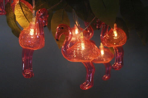 Best Pirce 😀 Patriot Lighting® 12' 5-1/2" 10-Light Flamingo Solar-Powered LED String Light ✨ 5 Best Pirce 😀 Patriot Lighting® 12' 5-1/2" 10-Light Flamingo Solar-Powered LED String Light ✨ - Image 3