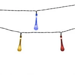 Best deal 🥰 Patriot Lighting® 15' 9" 20-Light Droplet Solar-Powered LED String Light ✔️