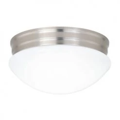 Best Pirce ❤️ Patriot Lighting® Brady II Brushed Nickel Integrated LED Flush Mount Ceiling Light 😍 -Patriot Lighting Sales 3482118 Alt1