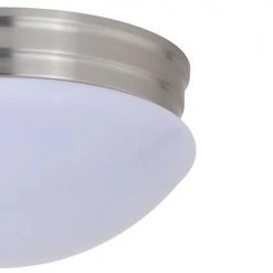 Best Pirce ❤️ Patriot Lighting® Brady II Brushed Nickel Integrated LED Flush Mount Ceiling Light 😍 -Patriot Lighting Sales 3482118 Alt2