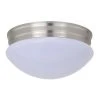 Best Pirce ❤️ Patriot Lighting® Brady II Brushed Nickel Integrated LED Flush Mount Ceiling Light 😍 -Patriot Lighting Sales 3482118 Master