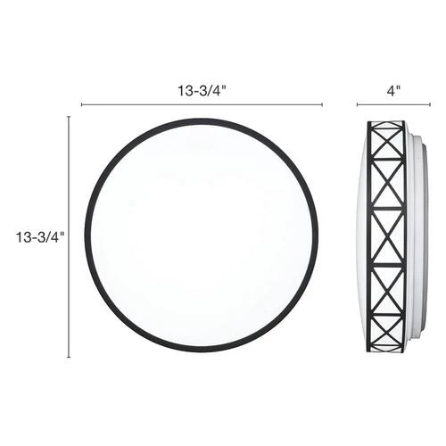 Top 10 ✨ Patriot Lighting® Criss Black Integrated LED Flush Mount Ceiling Light 🥰 6 Top 10 ✨ Patriot Lighting® Criss Black Integrated LED Flush Mount Ceiling Light 🥰 - Image 4