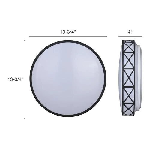 Top 10 ✨ Patriot Lighting® Criss Black Integrated LED Flush Mount Ceiling Light 🥰 7 Top 10 ✨ Patriot Lighting® Criss Black Integrated LED Flush Mount Ceiling Light 🥰 - Image 5