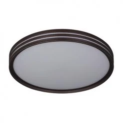 Promo 🧨 Patriot Lighting® Ronald Bronze Integrated LED Flush Mount Ceiling Light 😀