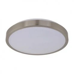 Best reviews of ⌛ Patriot Lighting® Lato Satin Nickel Integrated LED Flush Mount Ceiling Light ✨