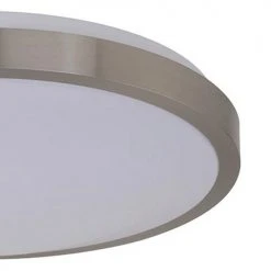 Outlet 🎉 Patriot Lighting® Lato Satin Nickel Integrated LED Flush Mount Ceiling Light 👍 -Patriot Lighting Sales 3482125 Alt2