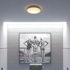 Outlet 🎉 Patriot Lighting® Lato Satin Nickel Integrated LED Flush Mount Ceiling Light 👍 -Patriot Lighting Sales 3482125 Alt5