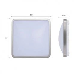 Cheap ✨ Patriot Lighting® Kriti Satin Nickel Integrated LED Flush Mount Ceiling Light ⭐ -Patriot Lighting Sales 3482126 Alt4