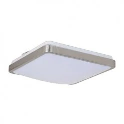 Cheap ✨ Patriot Lighting® Kriti Satin Nickel Integrated LED Flush Mount Ceiling Light ⭐